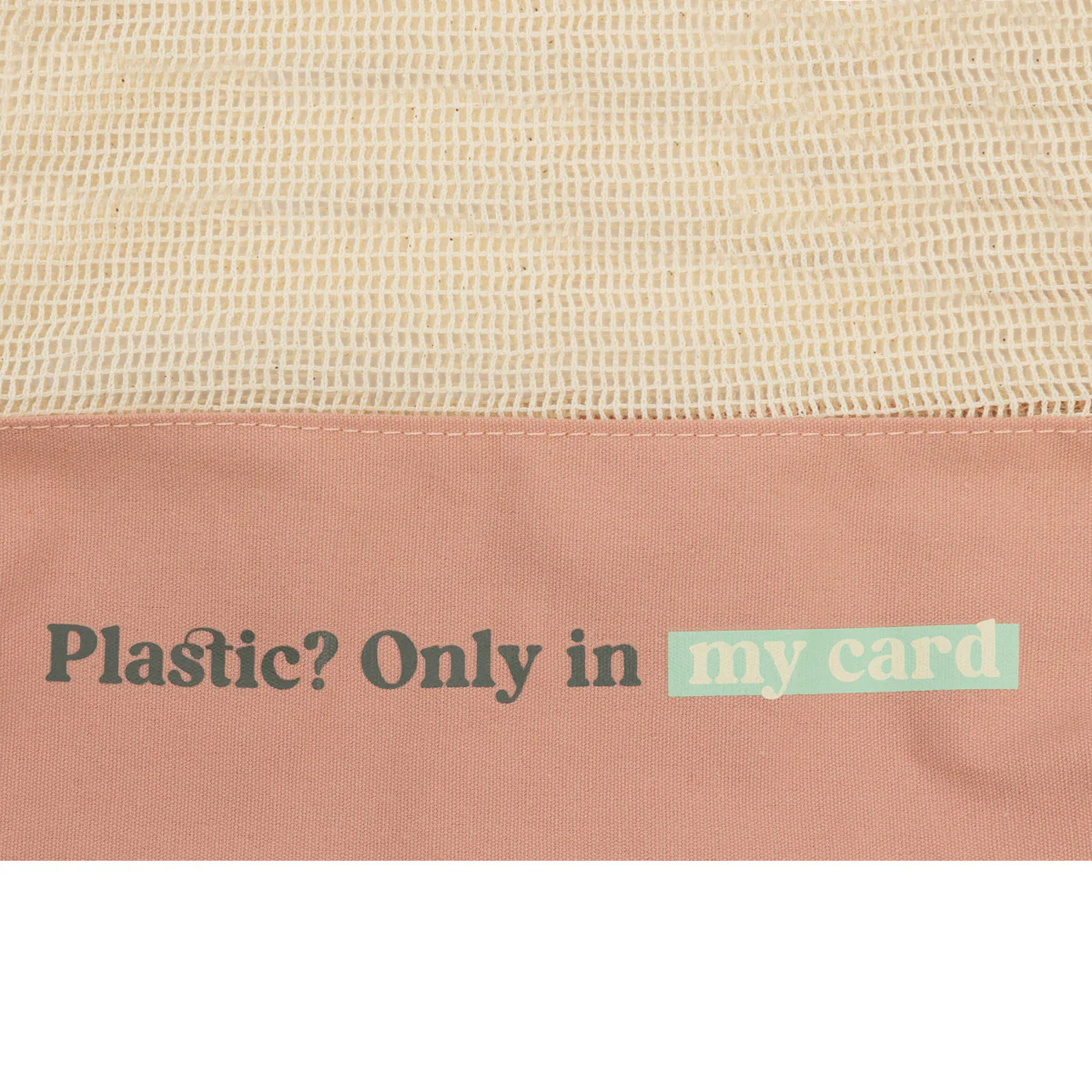 Bolsa de la compra plegable - Plastic? Only in my card - Imagen 3
