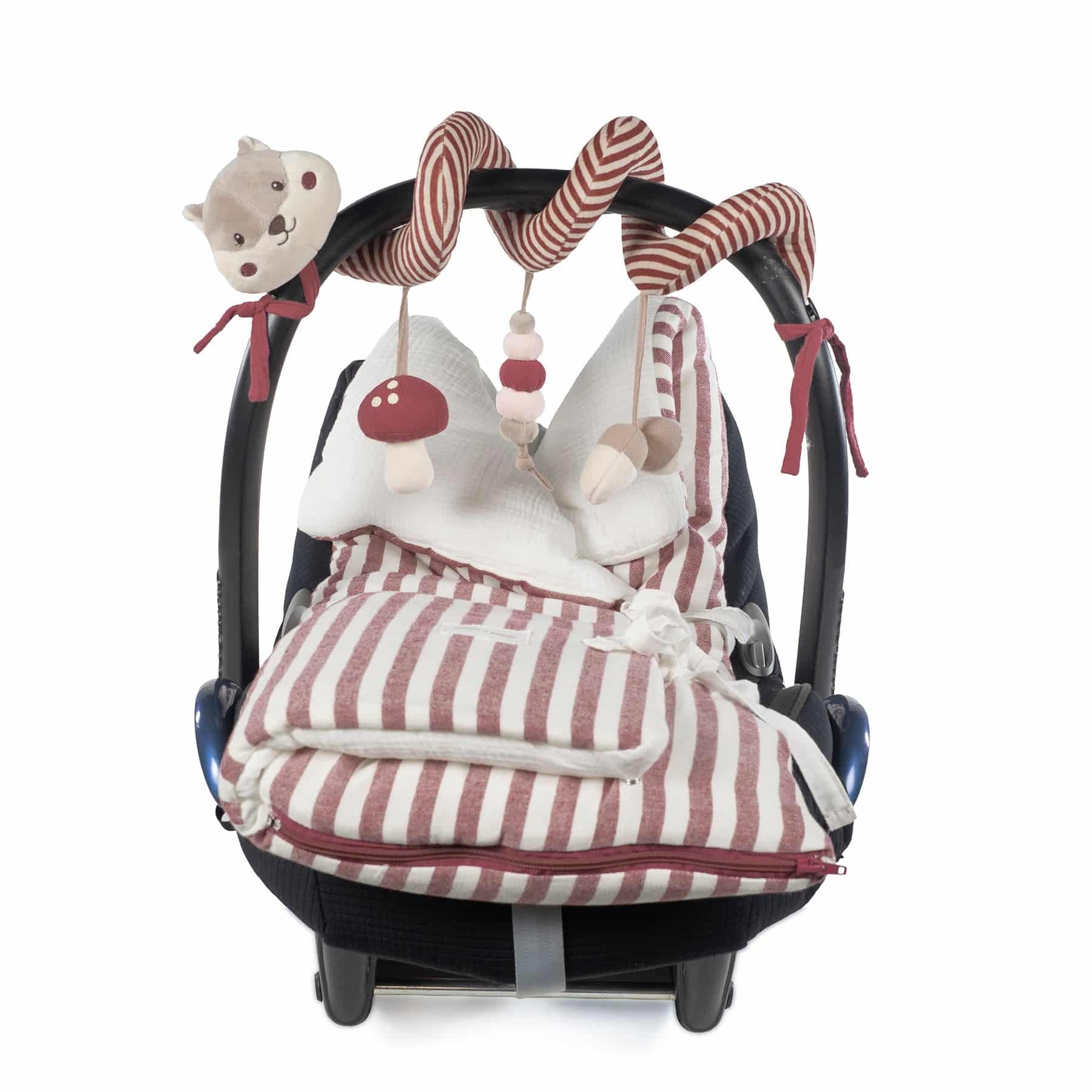 PASITO A PASITO Juguete Espiral Ardilla Cherry Rayas - Imagen 2