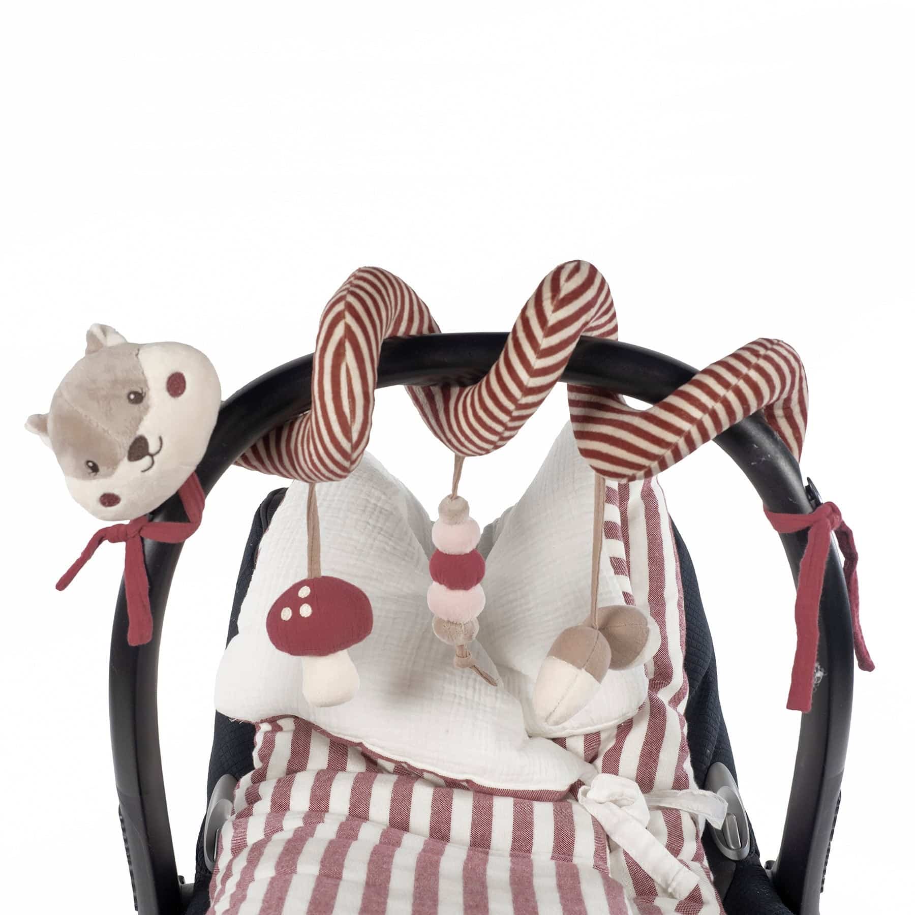 PASITO A PASITO Juguete Espiral Ardilla Cherry Rayas - Imagen 3