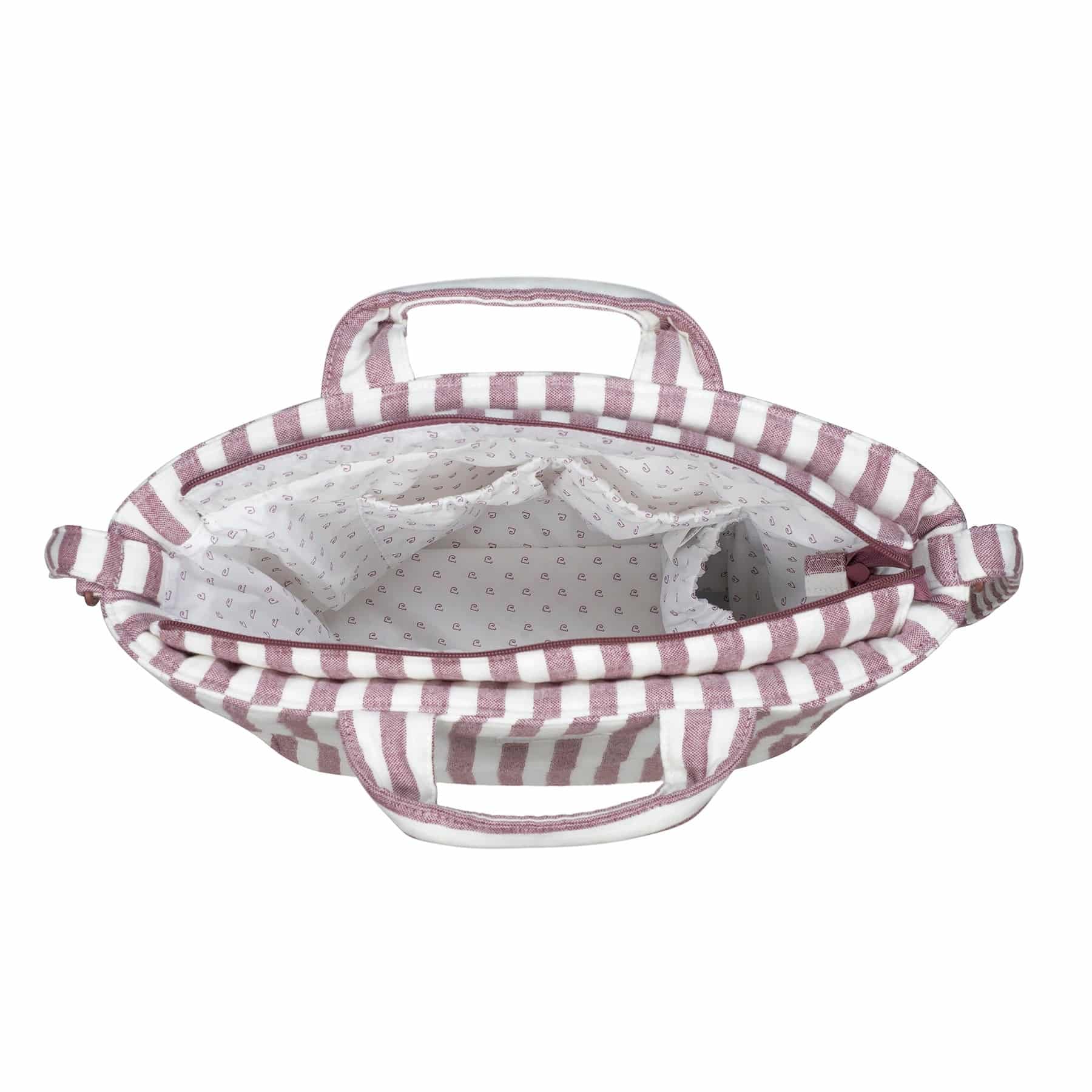 PASITO A PASITO Bolsa Canastilla Cherry Rayas - Imagen 9
