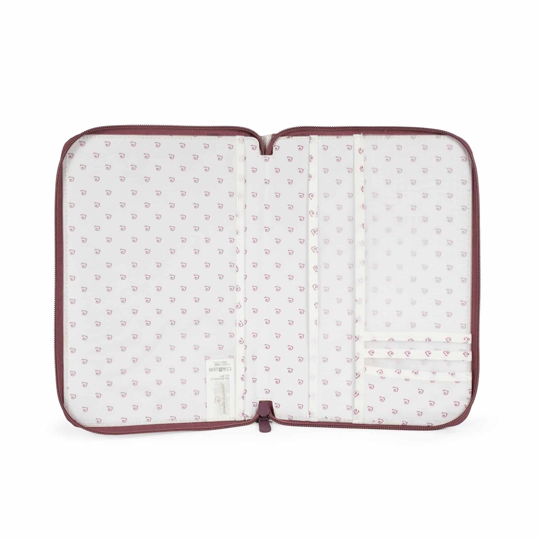 PASITO A PASITO Portadocumentos Cherry Rayas - Imagen 3