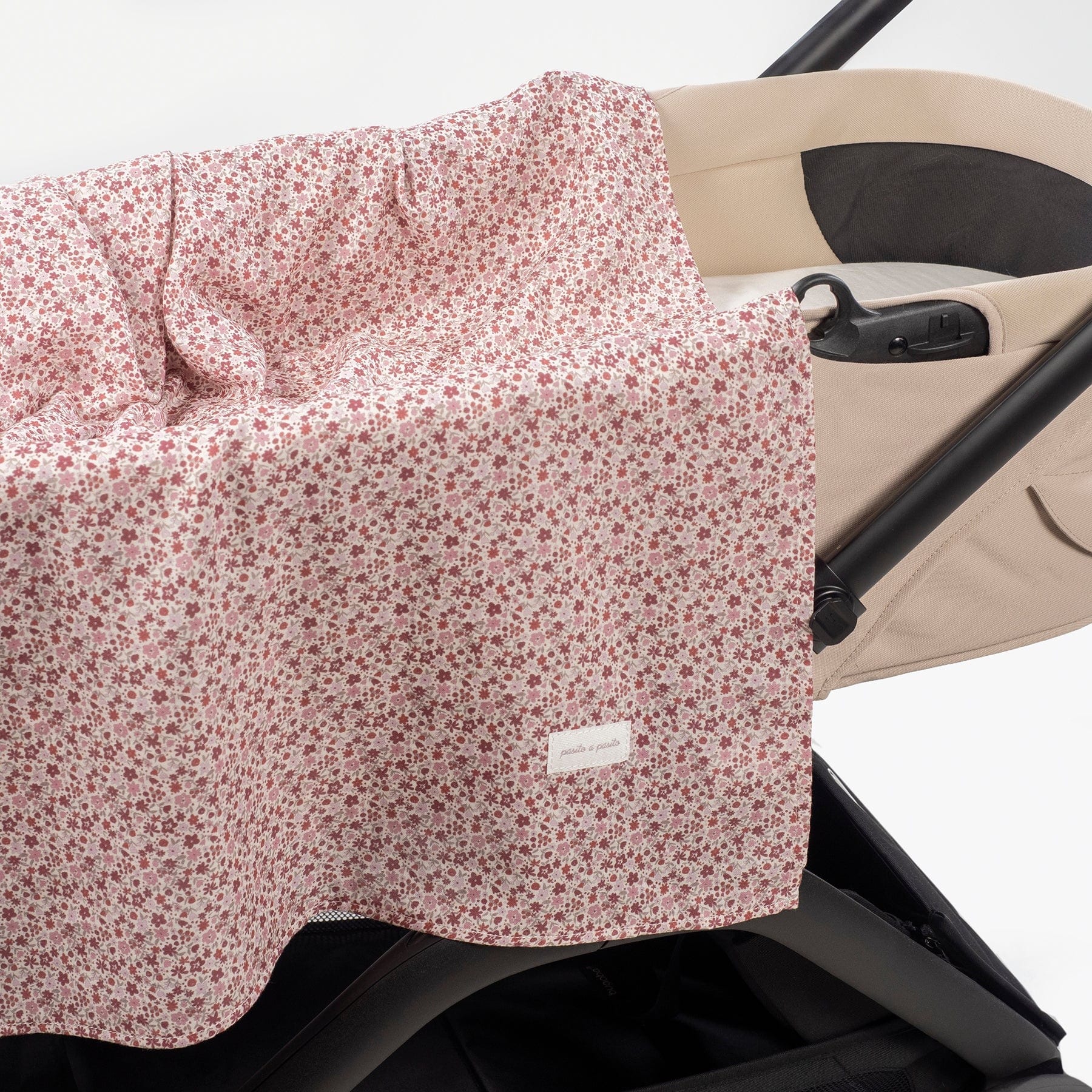 PASITO A PASITO Muselina Cherry Flores - Imagen 5