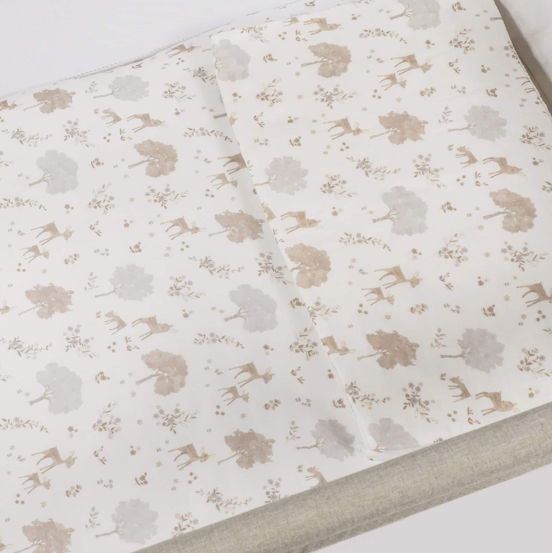 PASITO A PASITO Edredon + Sabana Bajera + Almohada Cuna 90x50cm Nara - Imagen 5