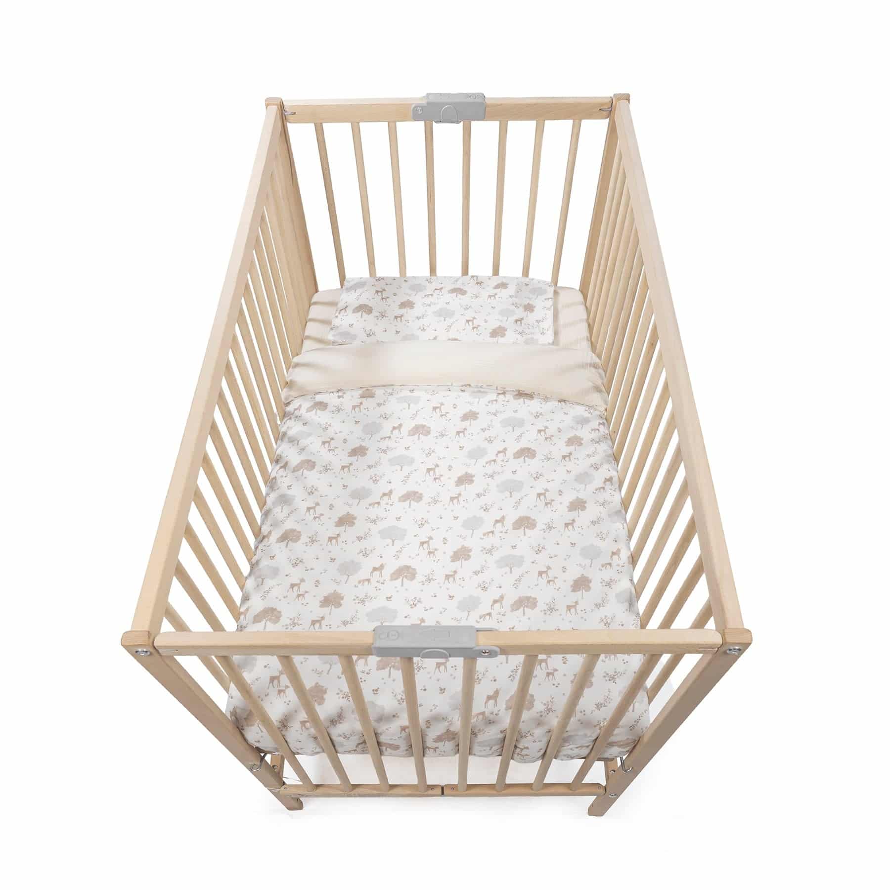 PASITO A PASITO Edredon + Sabana Bajera + Almohada Cuna 120x60cm Nara - Imagen 2