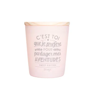 Bougie - C’est toi que je préfère pour partager mes aventures