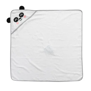 Toalla con capucha para baños la mar de divertidos - Oso panda