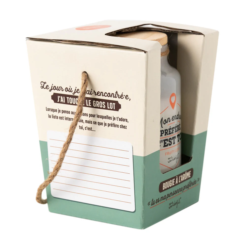 Bougie parfumée - Mon endroit préféré, c'est toi - Imagen 6