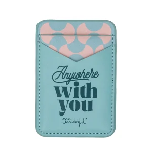 Porta tarjetas adhesivo para móvil - Anywhere with you