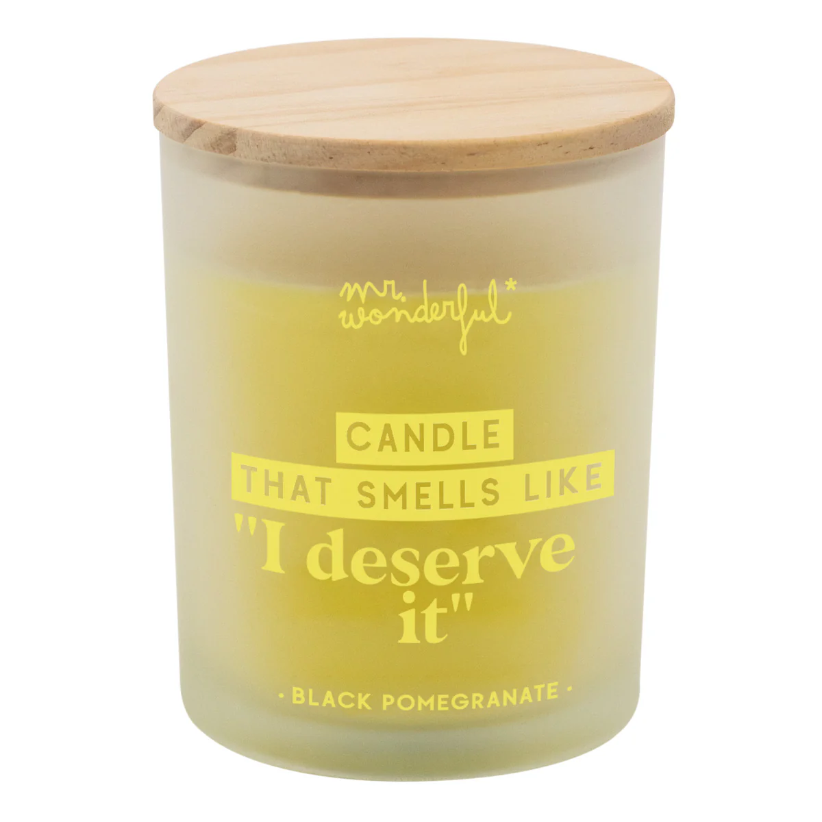 Vela perfumada - Candle that smells like "I deserve it" - Imagen 2