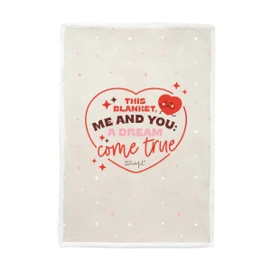 Manta + funda de cojín - This blanket, me and you: a dream come true