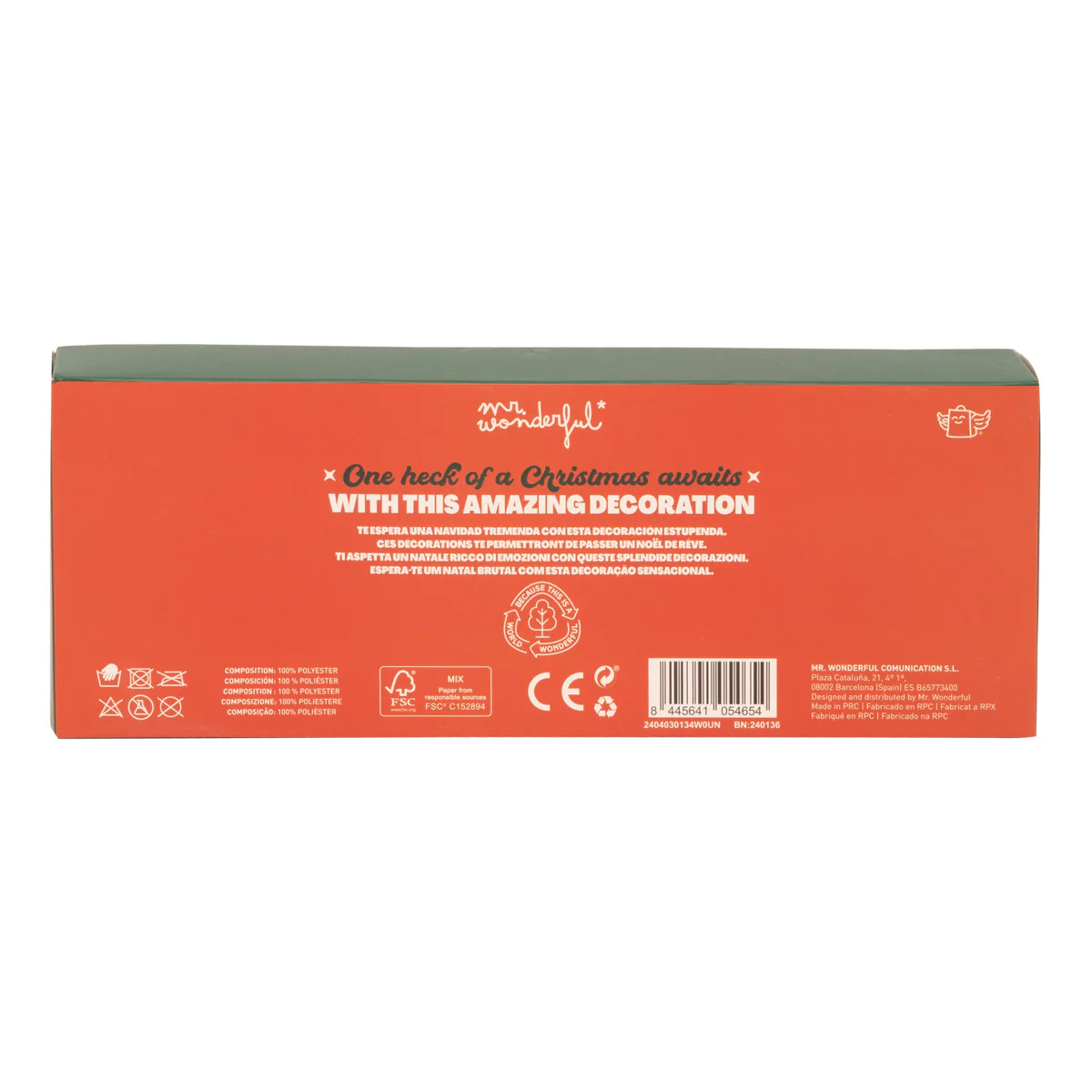 Adornos navideños para un árbol de ensueño - Muñeco de nieve, hombre de jengibre y corona navideña - Imagen 6