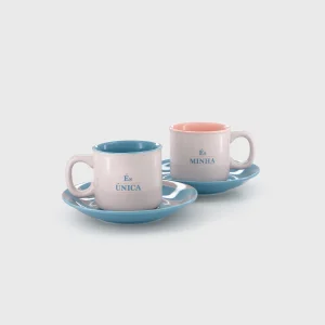 Conjunto de 2 chávenas de espresso - És única. És minha