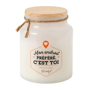 Bougie parfumée - Mon endroit préféré, c'est toi