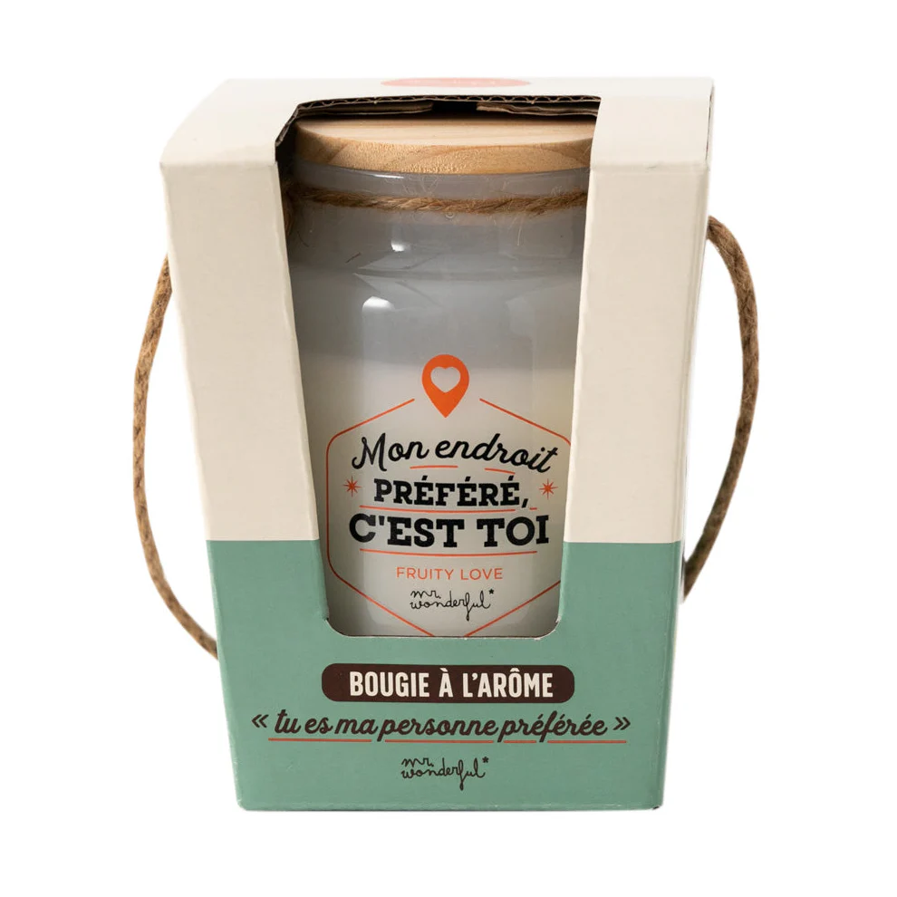 Bougie parfumée - Mon endroit préféré, c'est toi - Imagen 5