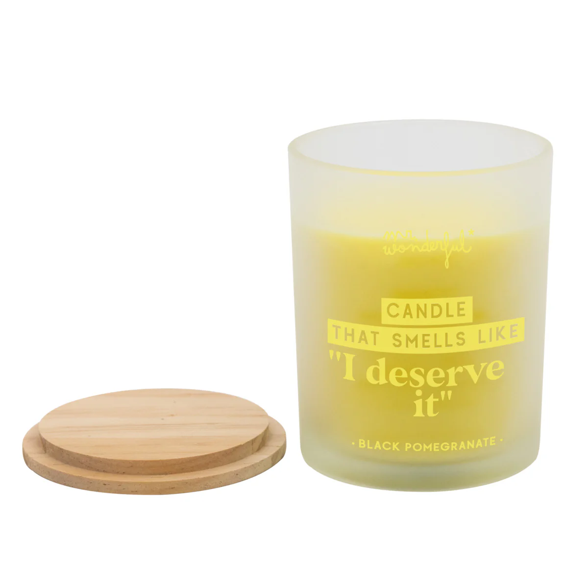Vela perfumada - Candle that smells like "I deserve it" - Imagen 3