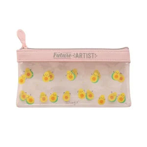 Transparent pencil case avocados - Future artist