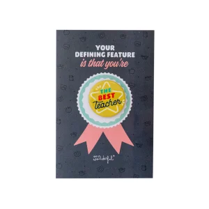 Greetings card - Your defining feature is that you’re... the best teacher