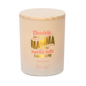 Candela profumata - Candela per una mamma che merita tutto e anche di più