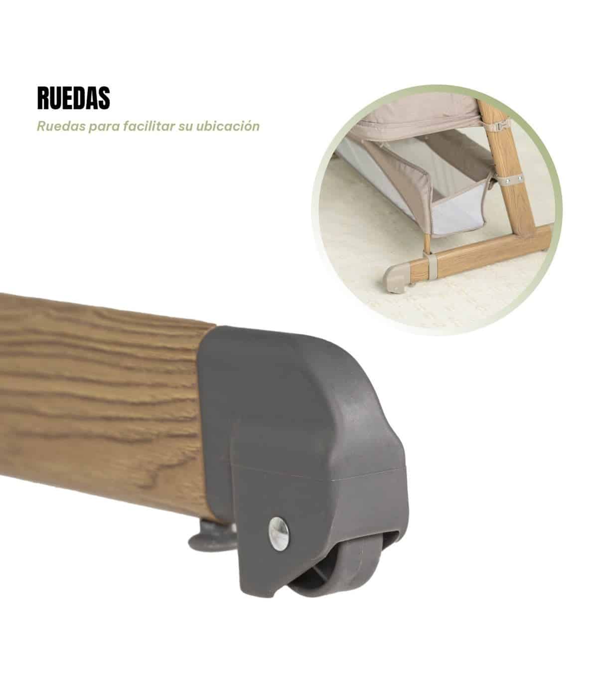 OLMITOS Minicuna 4 en 1 Somni Niu Beige - Imagen 9