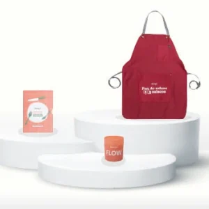 Pack Hogar - Libro de recetas + delantal + vela