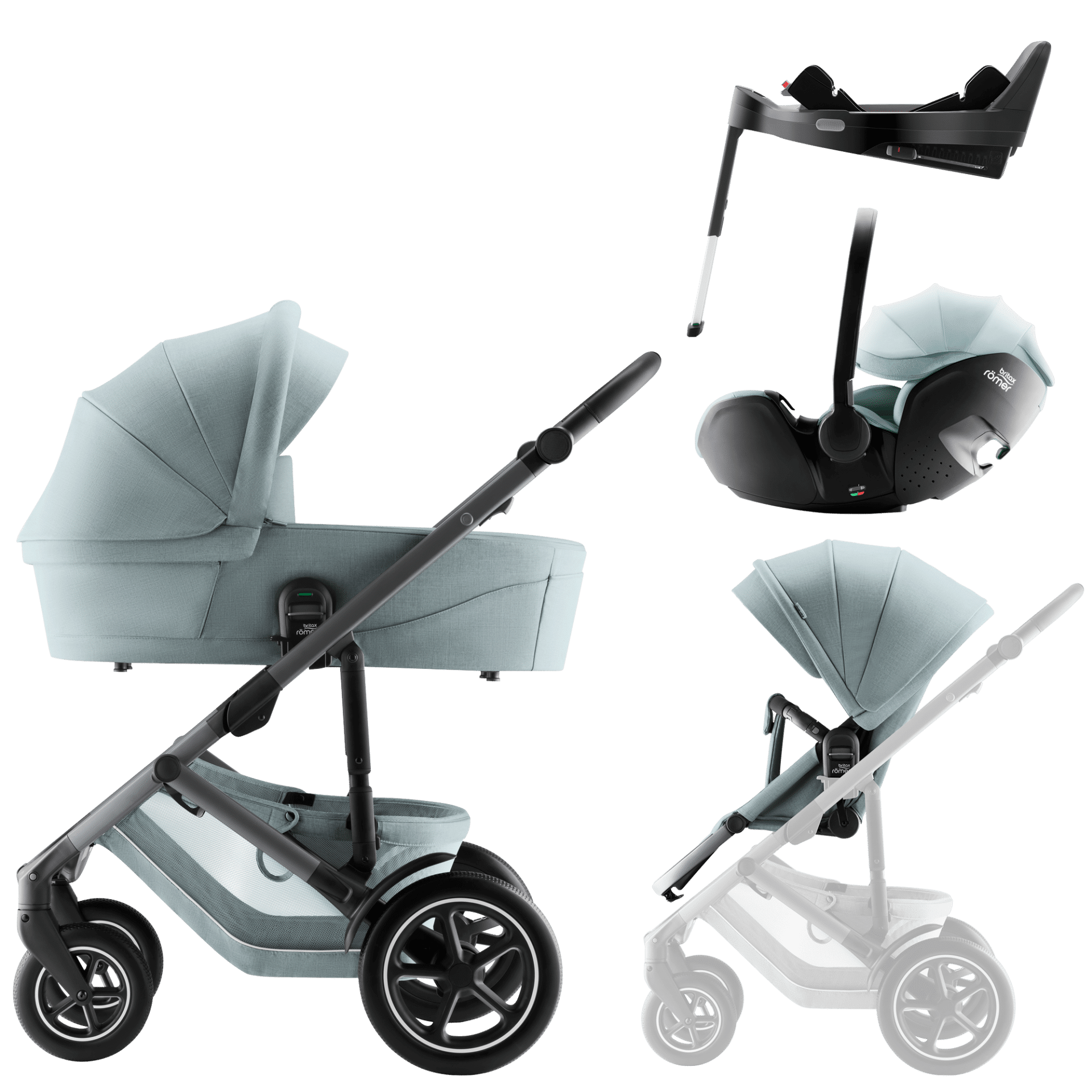 BRITAX ROMER Smile 5Z Confort Plus Set | 3 piezas + base Isofix - Imagen 9