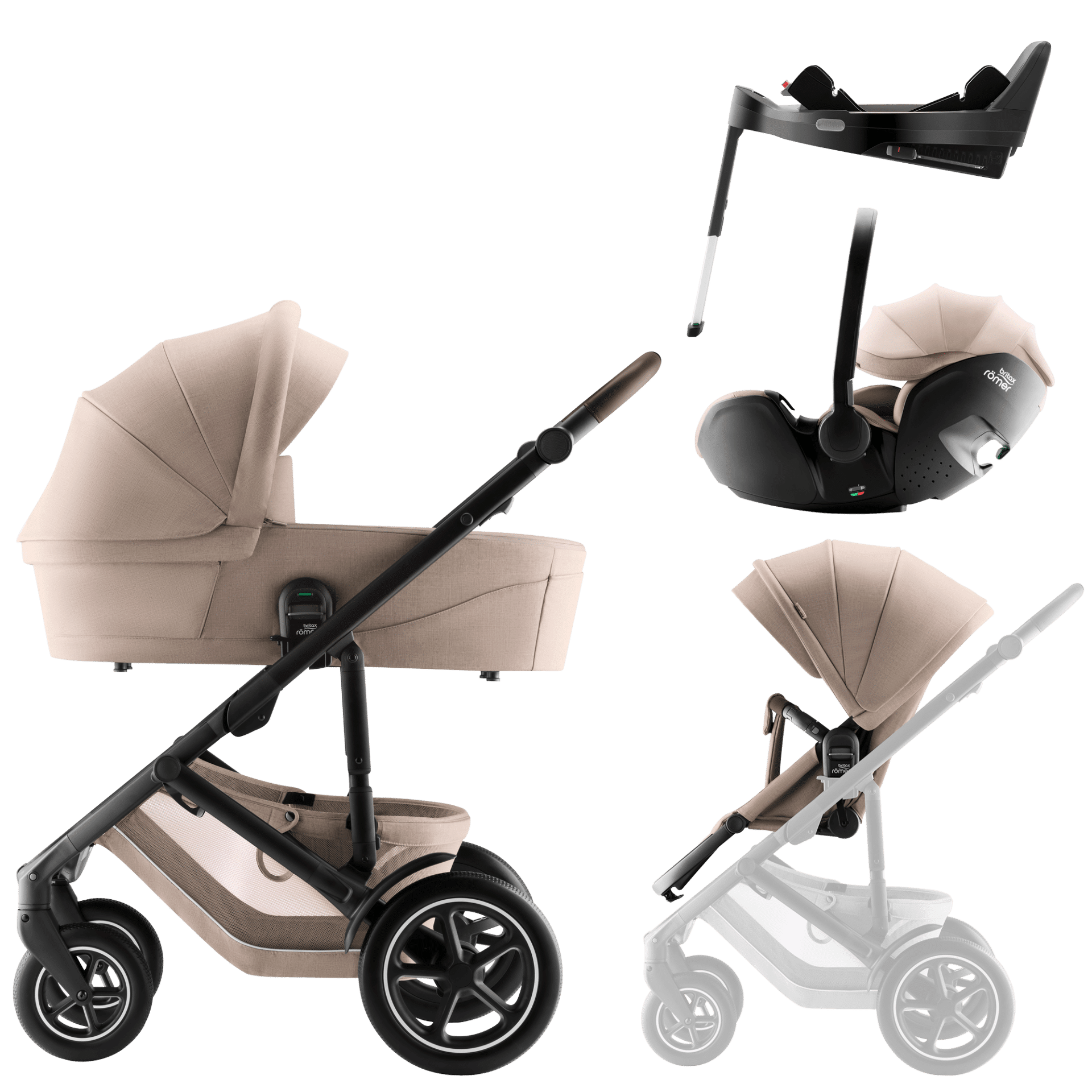 BRITAX ROMER Smile 5Z Confort Plus Set | 3 piezas + base Isofix - Imagen 2