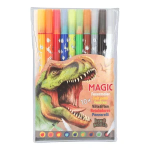 Dino World Rotuladores Mágicos De Doble Punta