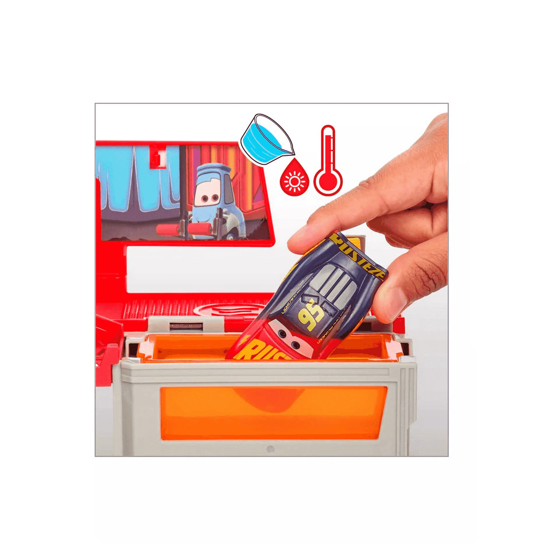 Set de Juego Disney Pixar Colour Changers Mobile Paint Shop Mack - Imagen 4