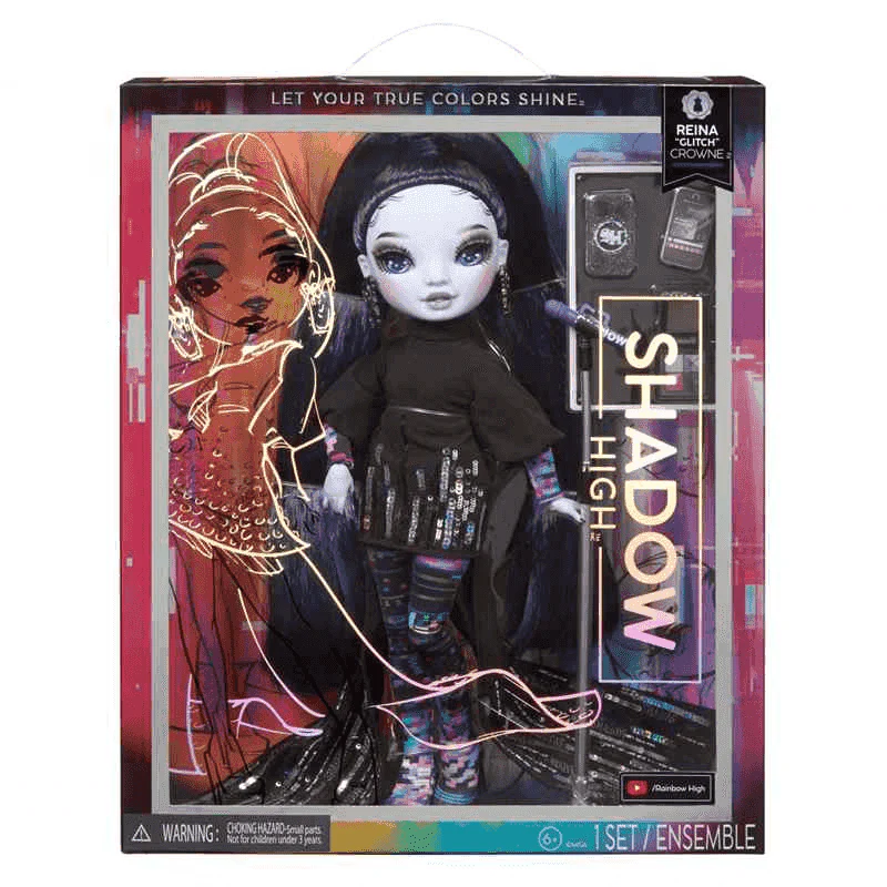 Shadow High Serie 2 Reina Glitch Crowne - Imagen 2