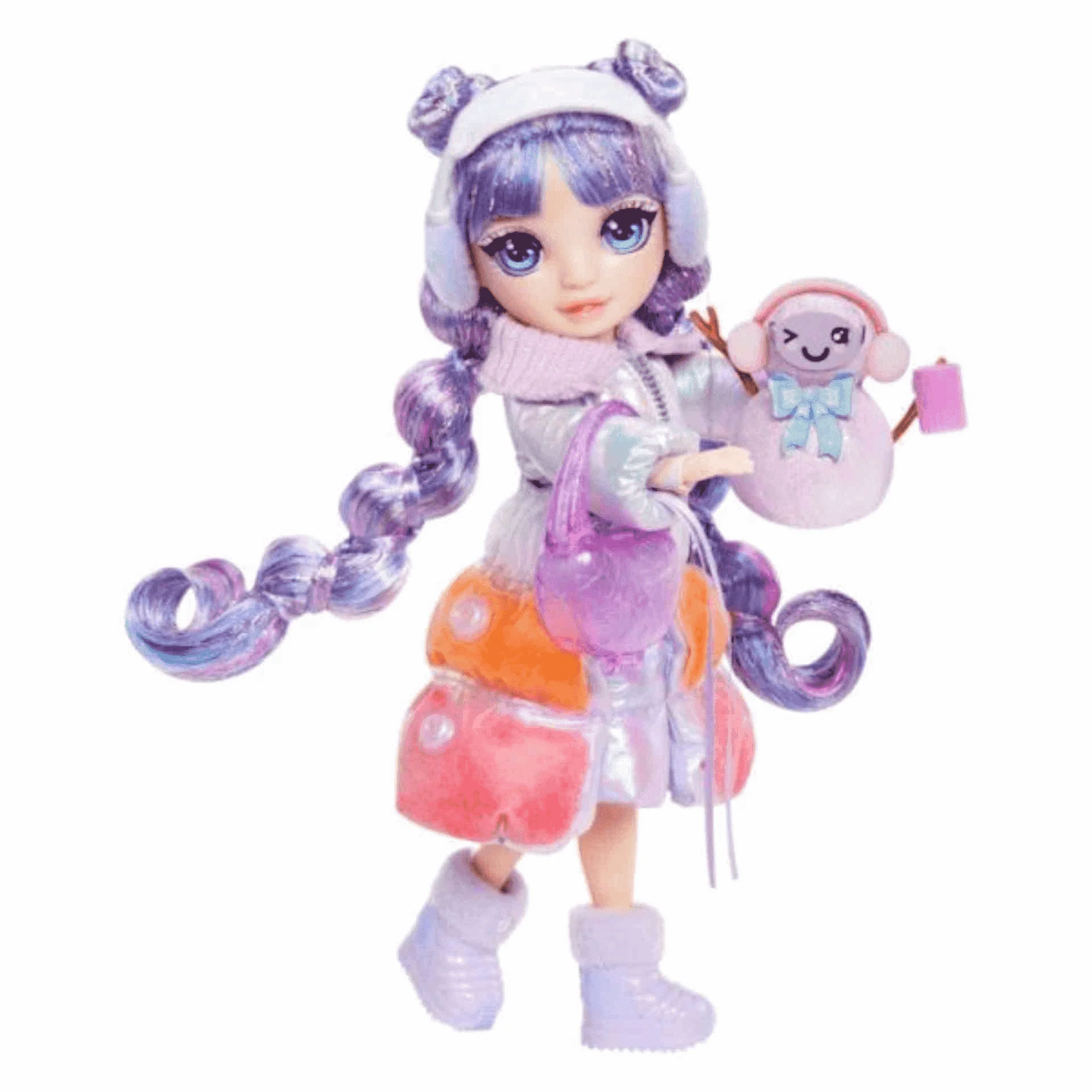 Rainbow High Muñeca Winter Wonderland - Violet - Imagen 3