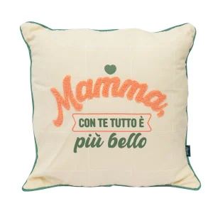 Cuscino - Mamma, con te tutto è più bello