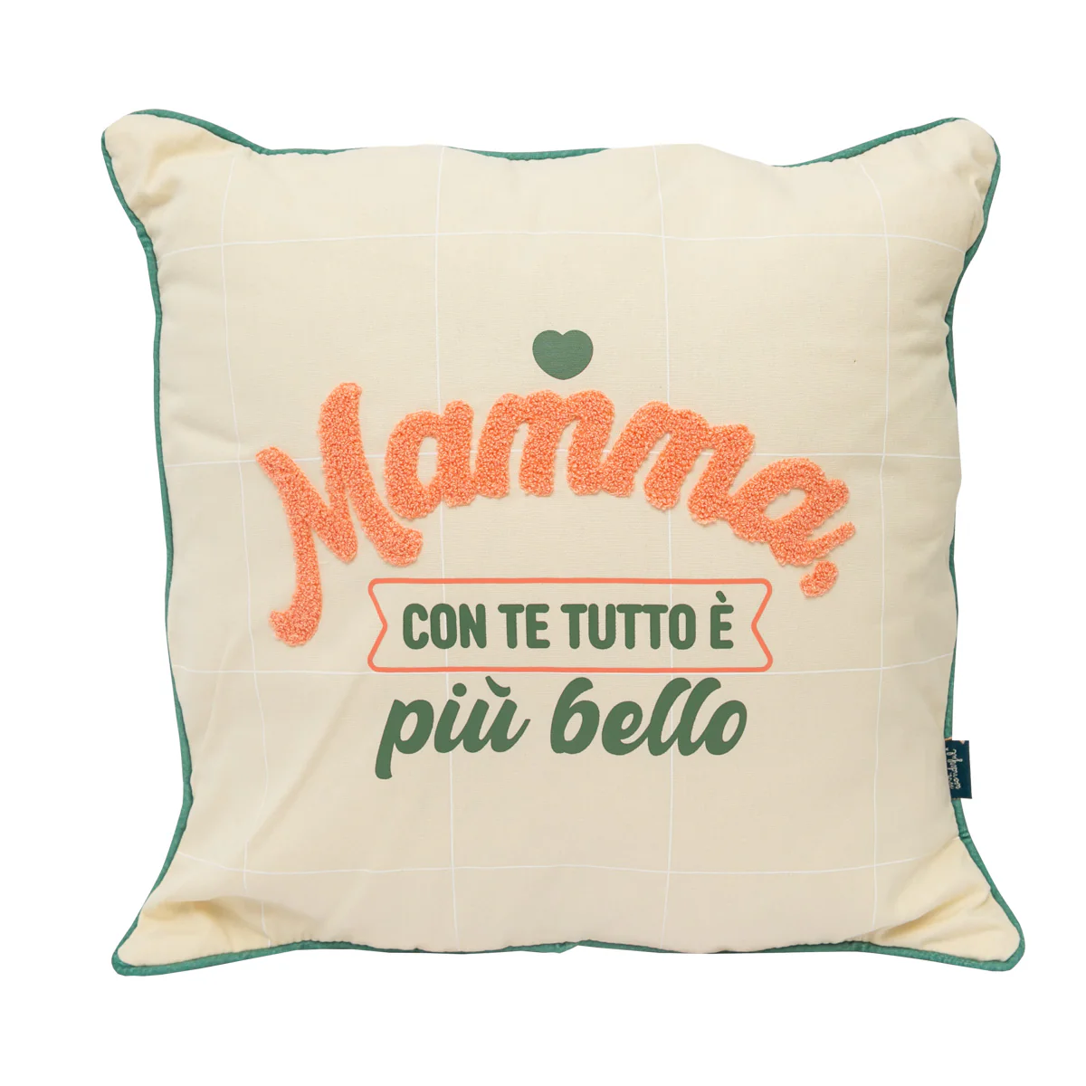 Cuscino - Mamma, con te tutto è più bello