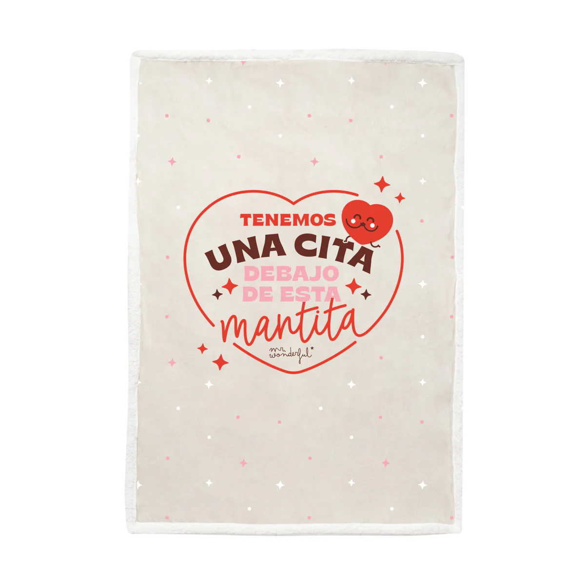 Manta + funda de cojín - Tenemos una cita debajo de esta mantita - Imagen 4