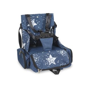 MS Trona Portatil Stars – Mochila elevador Azul Oscuro
