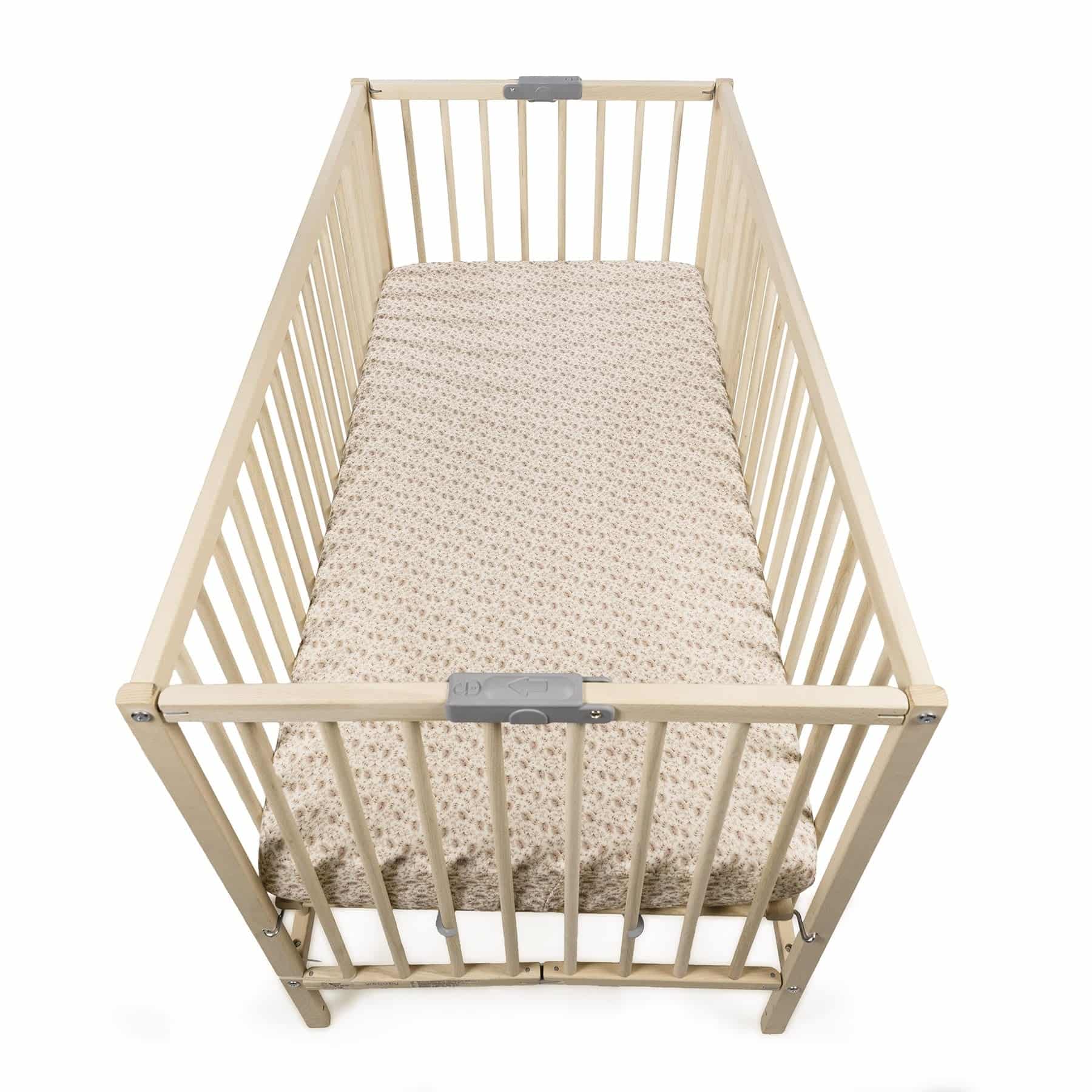 WALKING MUM Sábana Bajera Cuna 120×60 cm Gala Cerise