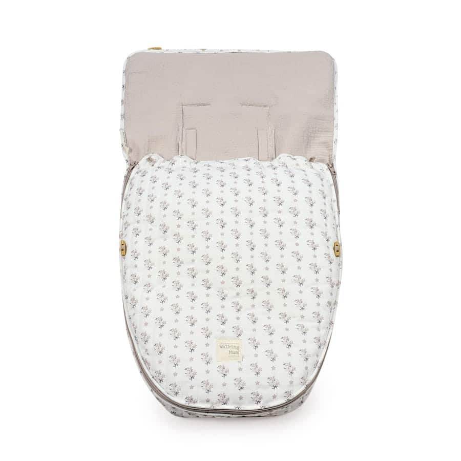 WALKING MUM Saco Cuco 2 en 1 Botton Entretiempo Flores - Imagen 3