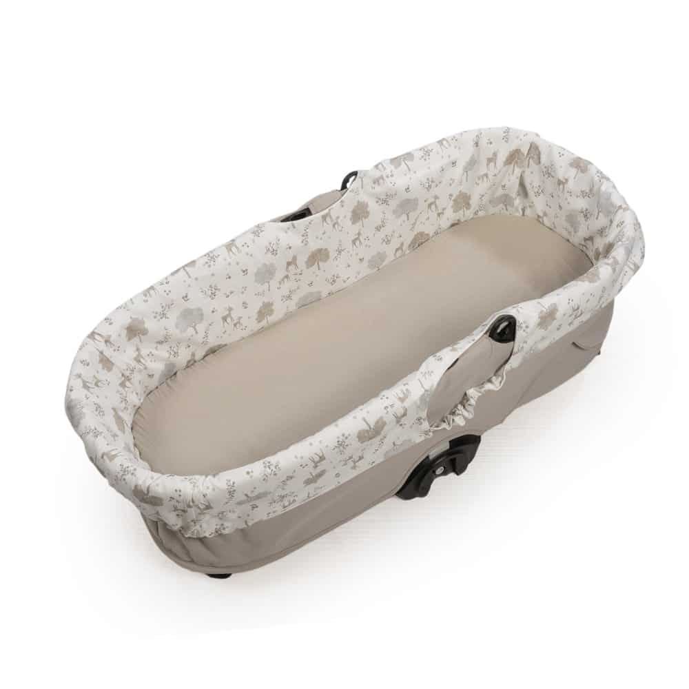 PASITO A PASITO Cubre Cuco Gomas + Sabana Ajustable cuco Nara - Imagen 4