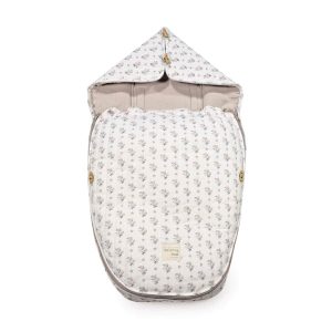 WALKING MUM Saco Cuco 2 en 1 Botton Entretiempo Flores