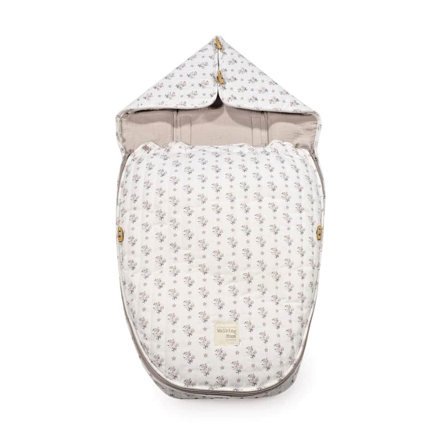 WALKING MUM Saco Cuco 2 en 1 Botton Entretiempo Flores