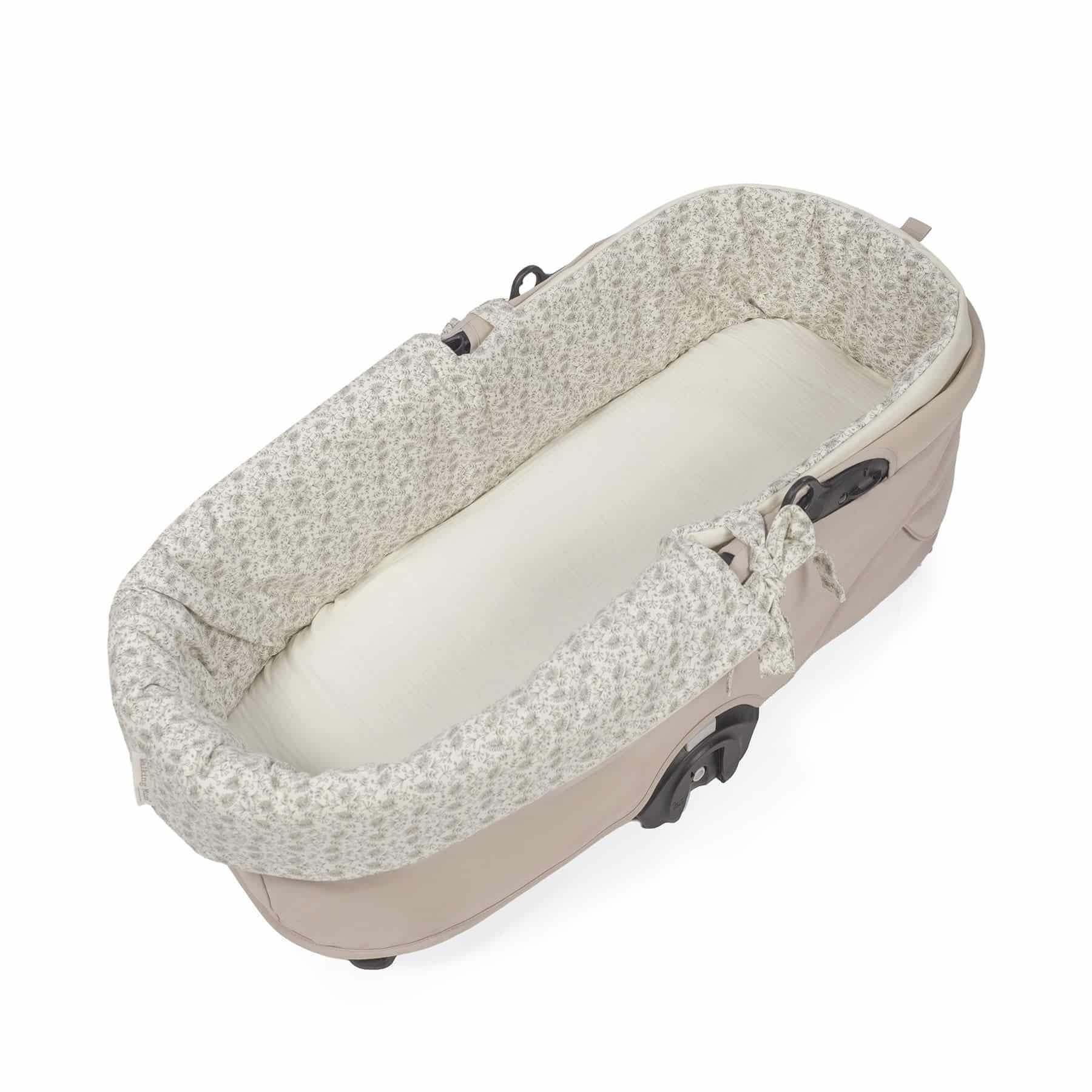 WALKING MUM Cubre Cuco Dual + Funda Colchon Cerise Cuadros - Imagen 4