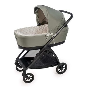 WALKING MUM Cubre Cuco Varillas + Sabana Ajustable Cuco Botton Flores