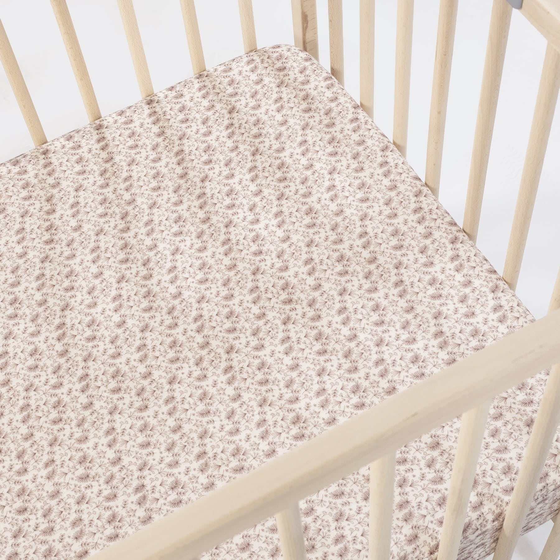 WALKING MUM Sábana Bajera Cuna 120×60 cm Gala Cerise - Imagen 3