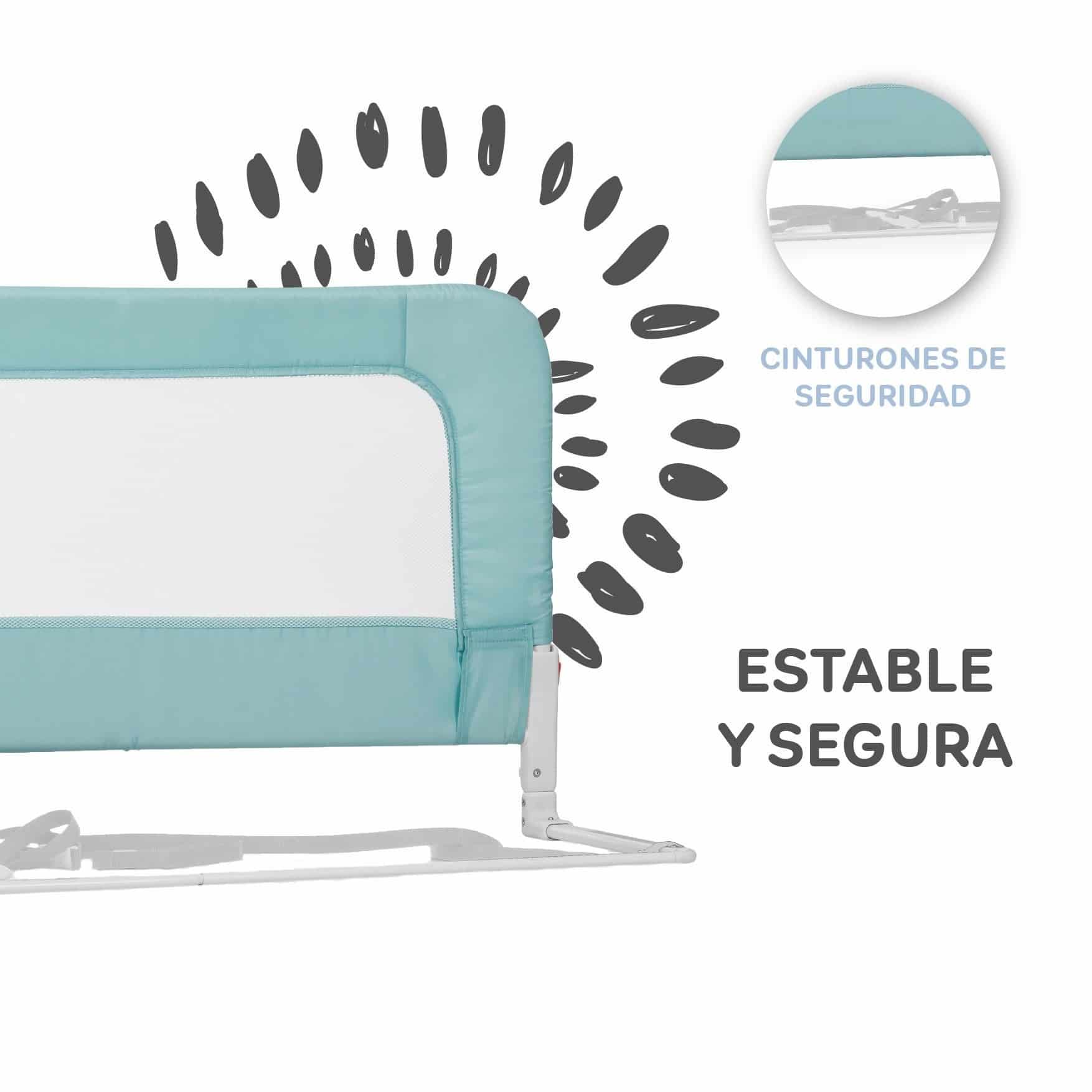 MS Barrera cama nido de 150 cm verde agua - Imagen 5