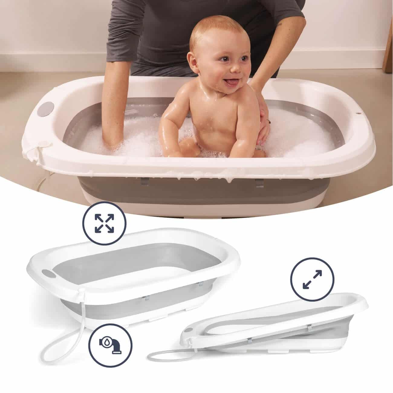 MS Cambiador con bañera plegable Zoe - Imagen 7