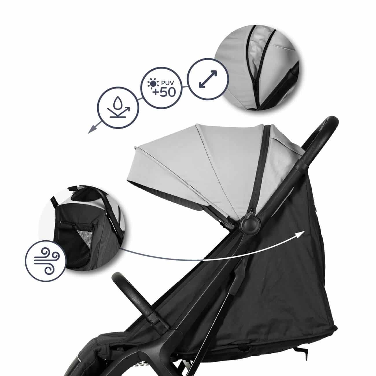 MS Silla de paseo ligera iWalk - Imagen 7