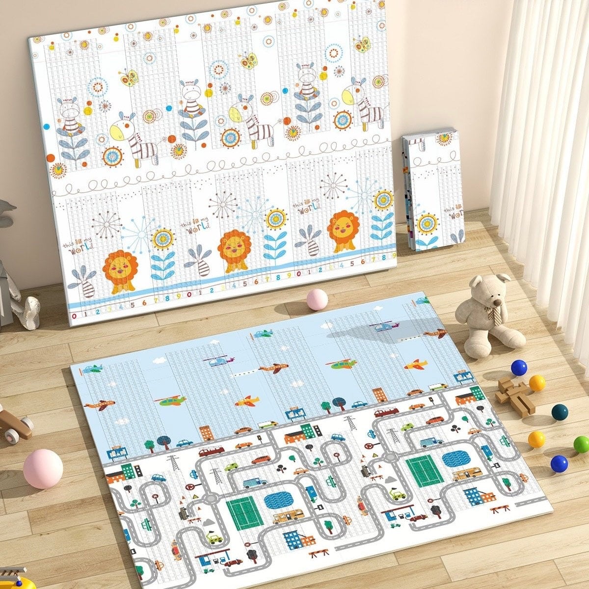 MS Alfombra de juegos reversible Fancy - Imagen 5