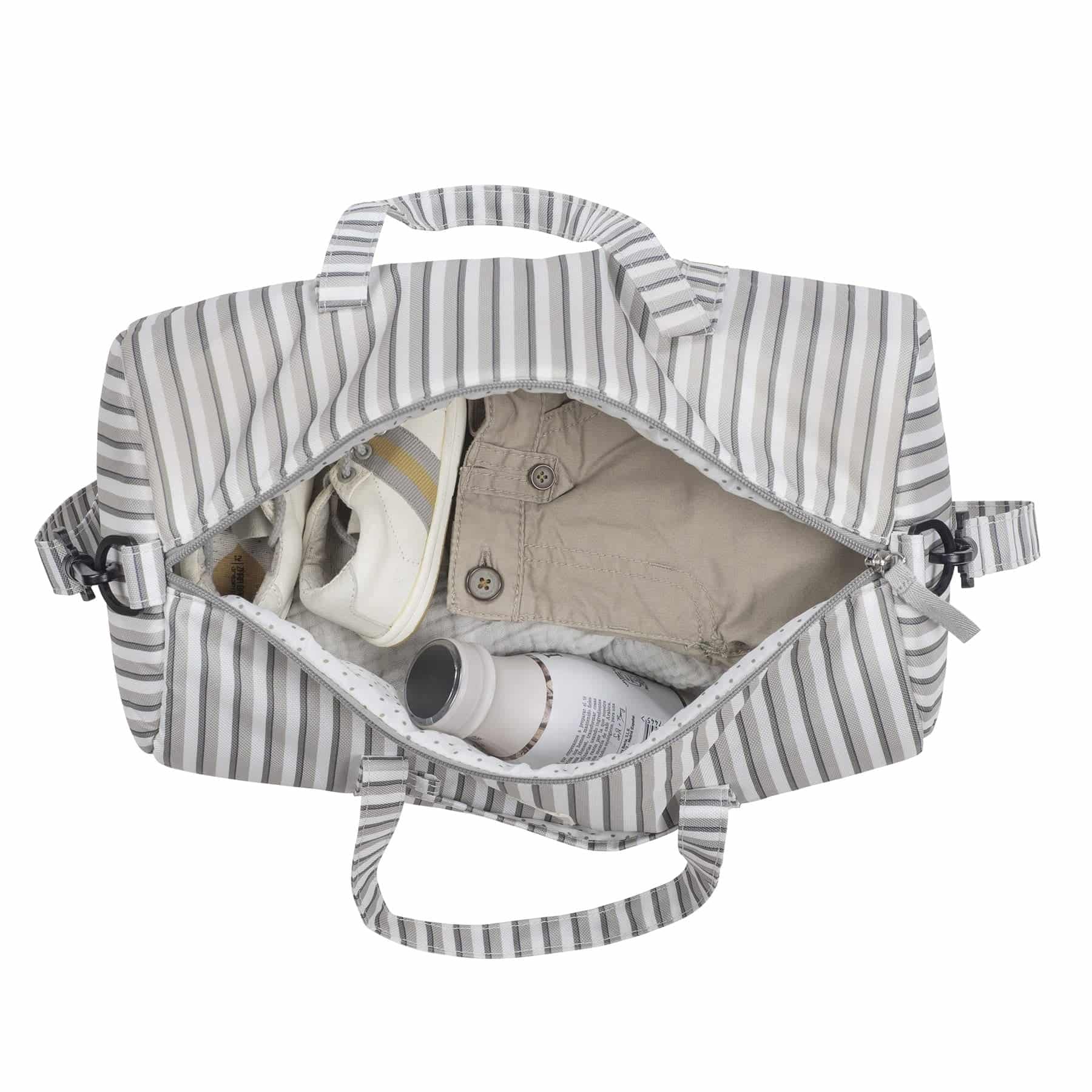 WALKING MUM Bolsa Weekend Botton Rayas - Imagen 6