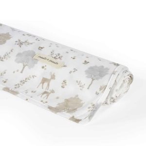 PASITO A PASITO Sabana Ajustable Cuco + Muselina Nara