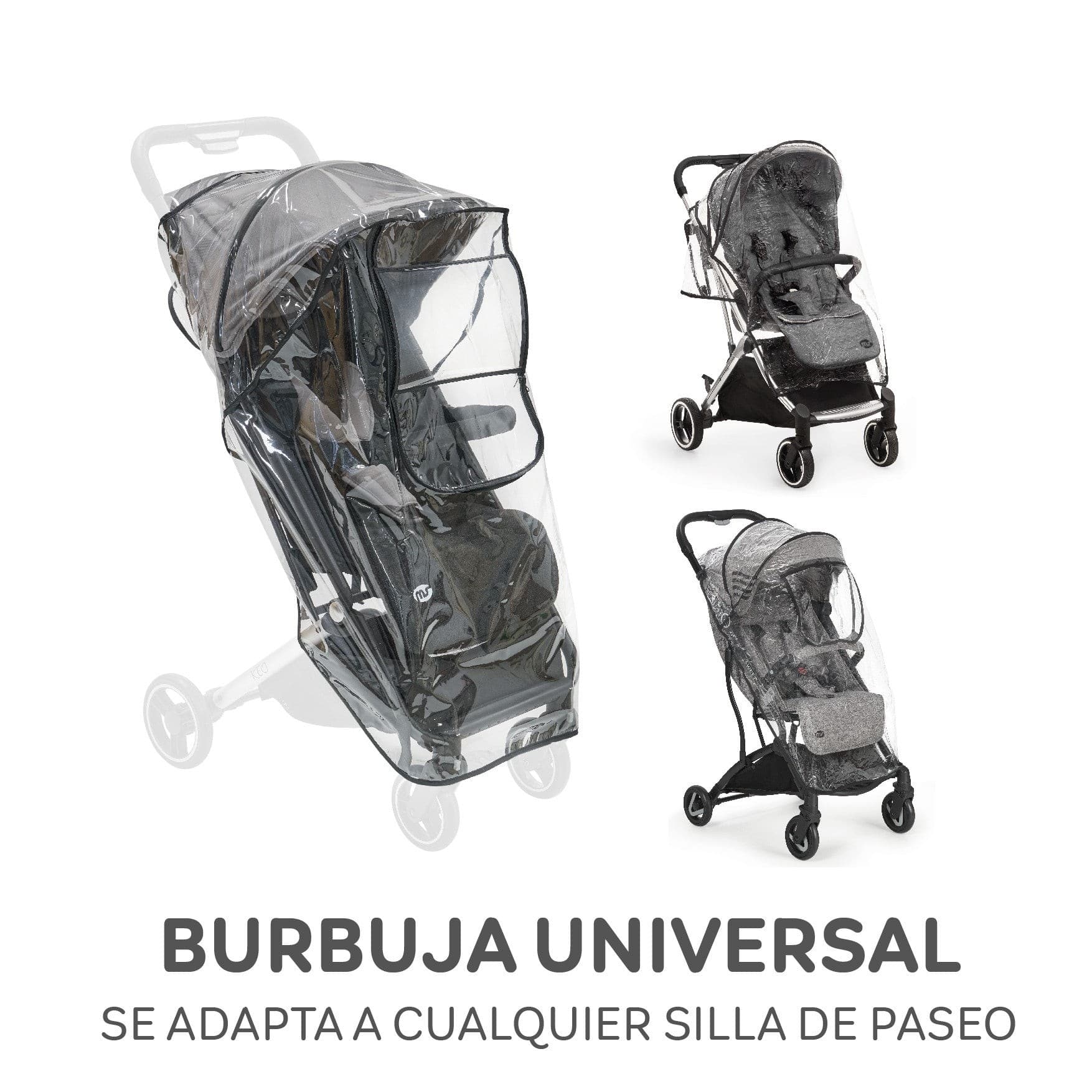 MS Burbuja de lluvia Universal para carrito de bebé - Imagen 4
