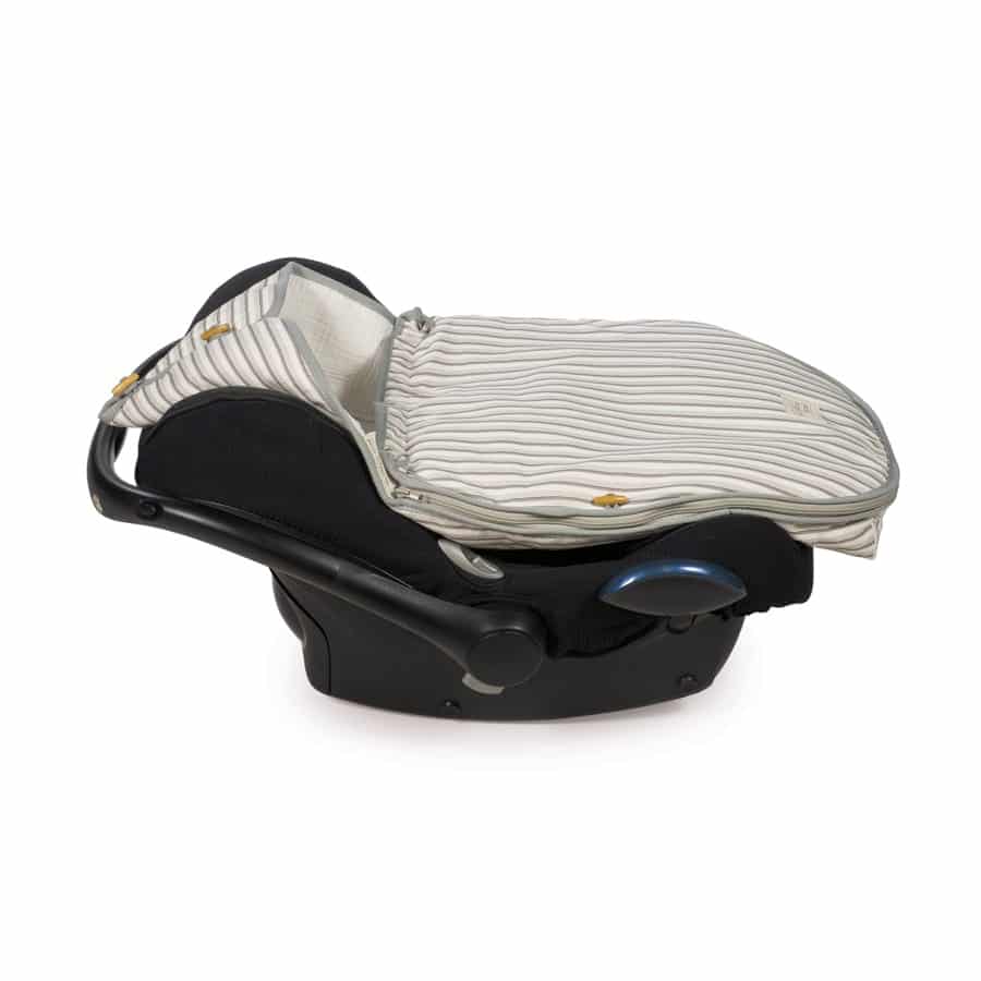 WALKING MUM Saco Cuco 2 en 1 Botton Entretiempo Rayas - Imagen 5